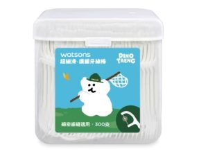 DINOTAENG x Watsons 超細滑護齦牙線棒300支