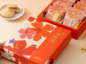 紅櫻花 鴻福御禮奶油小酥餅-10入禮盒