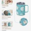SOU SOU不鏽鋼辦公杯+杯墊兩入組