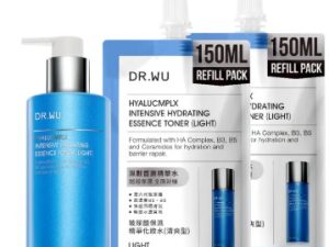 DR.WU 玻尿酸保濕精華化妝水(清爽款)250ml加量補充組