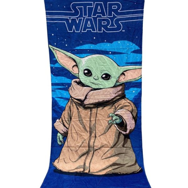 (客製報價單)  蝦皮代購 [現貨]星際大戰系列浴巾 Star War尤達寶寶Baby Yoda 曼達洛人 運動洗澡沙灘健身巾 交換生日禮物
