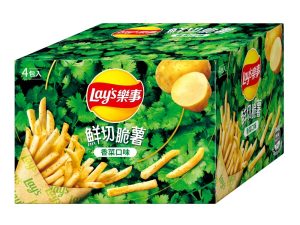 樂事 LAY'S 鮮切脆薯香菜口味72g