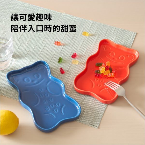 HOLA x HARIBO 聯乘系列 HARIBO強化瓷點心盤19.5cm