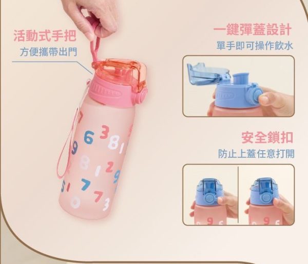 SOU SOU Hiromimi TRITAN水壺2入組附兩用雙杯袋
