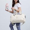 STARBUCKS 線上限定新品 休閒背提兩用袋-杏仁白色