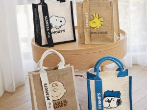 (2025/05/21-06/28)Snoopy 一起耍可愛 棉麻提袋