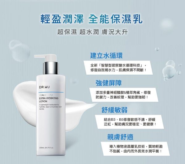 DR.WU 玻尿酸保濕三大明星重量組