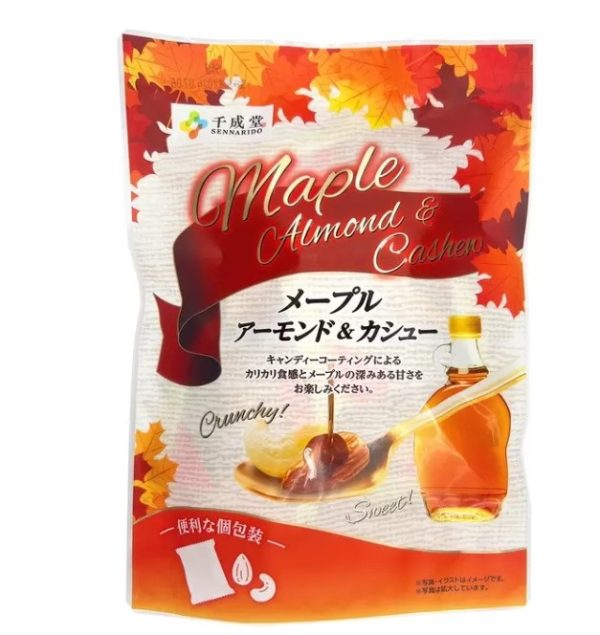 日本千成堂 楓糖蜜杏仁果 & 腰果 95g X 3袋