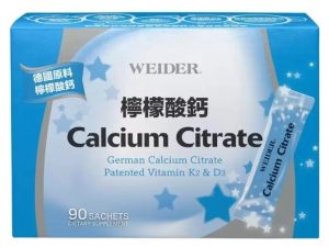 威德weider 檸檬酸鈣 3g X 90包