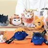 (2025/05/07-06-01)排球少年 動物頭型吊飾玩偶