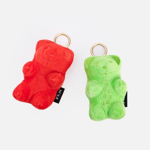 HOLA x HARIBO 聯乘系列 HARIBO軟糖袋玩偶吊飾x2入