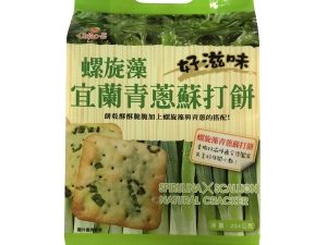 巧益 螺旋藻宜蘭青蔥蘇打餅