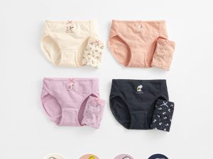 卡通系列棉質中腰內褲8入組(下單請REMARKS 標註所需款式數量)