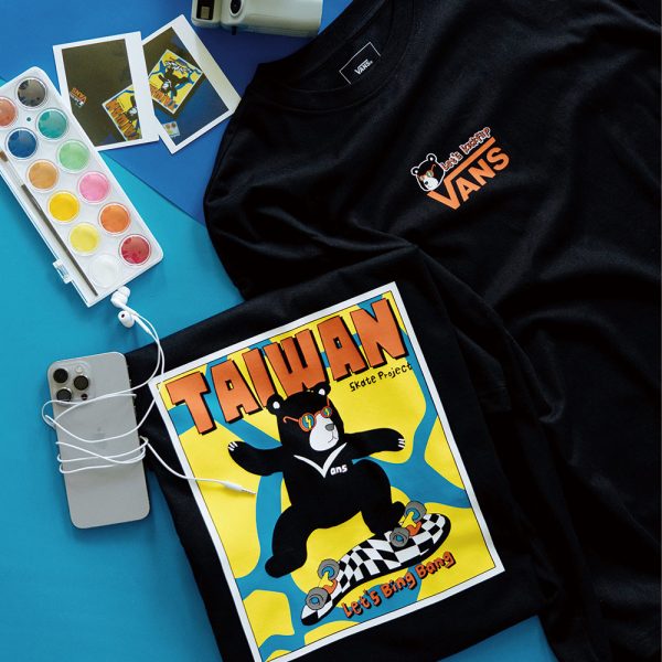 Vans Taiwan Culture 台灣限定 男女款黑色短袖T恤