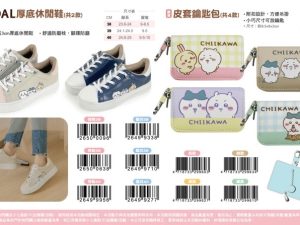 (2025/06/18-08/05) 7-11 X CHIIKAWA 集點活動 PAIDAL厚底休閒鞋