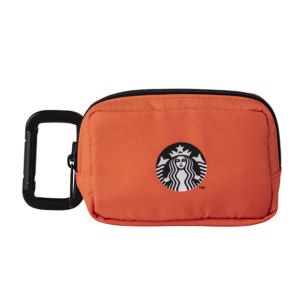 BEAMS X STARBUCKS 聯名系列 BEAMS好運橙掛扣小包