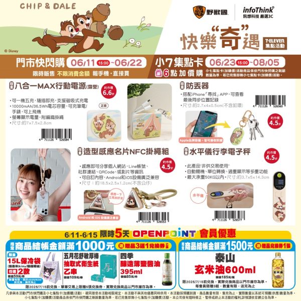 (2025/06/11-08/05)CHIP N DALE 快樂奇遇系列
