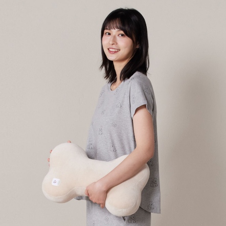 DINOTAENG X 台灣品牌Yvonne Collection 聯名家居用品系列 MARSH 小骨頭抱枕