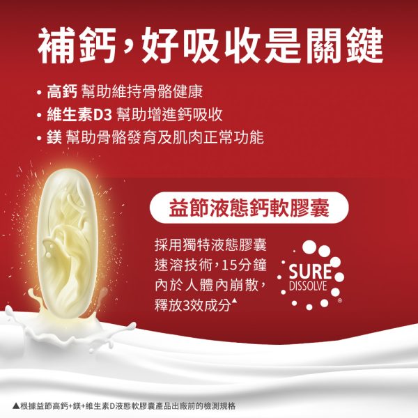 MOVE FREE 618 年中慶優惠 MoveFree益節高鈣+鎂+維生素D液態軟膠囊(90錠)*2罐