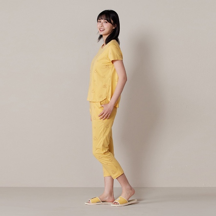 DINOTAENG X 台灣品牌Yvonne Collection 聯名家居用品系列 QUOKKA & BOBO 印花短袖上衣