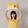 DINOTAENG X 台灣品牌Yvonne Collection 聯名家居用品系列 QUOKKA & BOBO 方形抱枕(30x45)