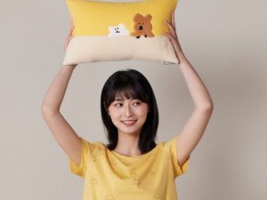 DINOTAENG X 台灣品牌Yvonne Collection 聯名家居用品系列 QUOKKA & BOBO 方形抱枕(30x45)