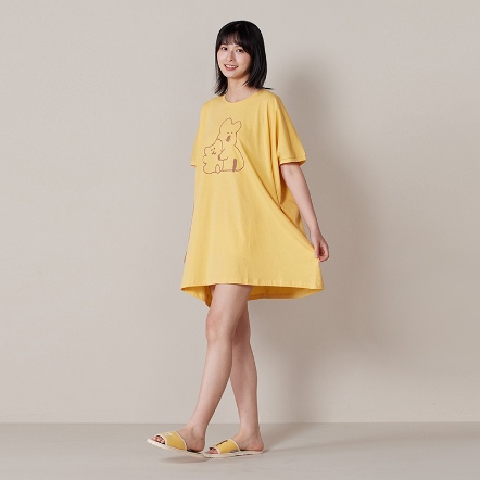 DINOTAENG X 台灣品牌Yvonne Collection 聯名家居用品系列 QUOKKA & BOBO 網印大T上衣