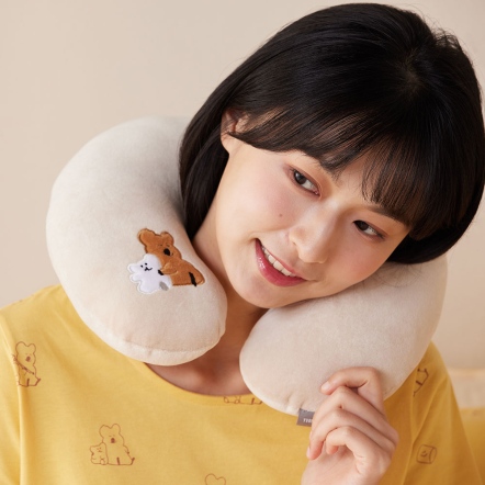 DINOTAENG X 台灣品牌Yvonne Collection 聯名家居用品系列 QUOKKA & BOBO 頸部抱枕