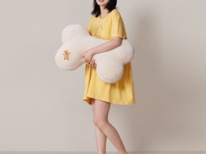 DINOTAENG X 台灣品牌Yvonne Collection 聯名家居用品系列 QUOKKA 大骨頭抱枕