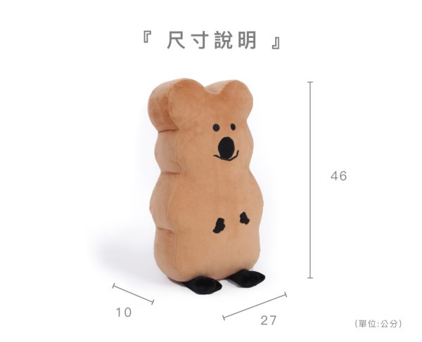 DINOTAENG X 台灣品牌Yvonne Collection 聯名家居用品系列 QUOKKA 立體靠枕