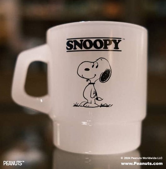 Chicaca x Peanuts SNOOPY 復古造型玻璃杯