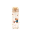 HOUSUXI X DINOTAENG 新品 校園系列 Tritan 彈蓋水瓶620ml