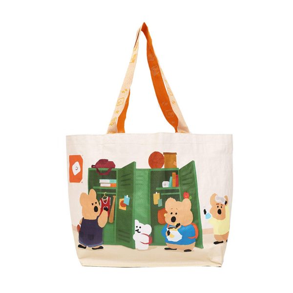 HOUSUXI X DINOTAENG 新品 校園系列 下課時光大提袋
