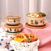 HOUSUXI X DINOTAENG 新品 校園系列 不鏽鋼雙層隔熱碗