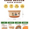 HOUSUXI X DINOTAENG 新品 校園系列 不鏽鋼雙層隔熱碗