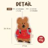 HOUSUXI X DINOTAENG 新品 校園系列 加厚珊瑚絨擦手巾