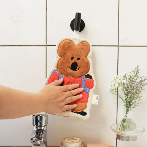 HOUSUXI X DINOTAENG 新品 校園系列 加厚珊瑚絨擦手巾