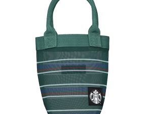 Starbucks 2025迎接夏日旅程 星風雅條紋網布隨行杯袋