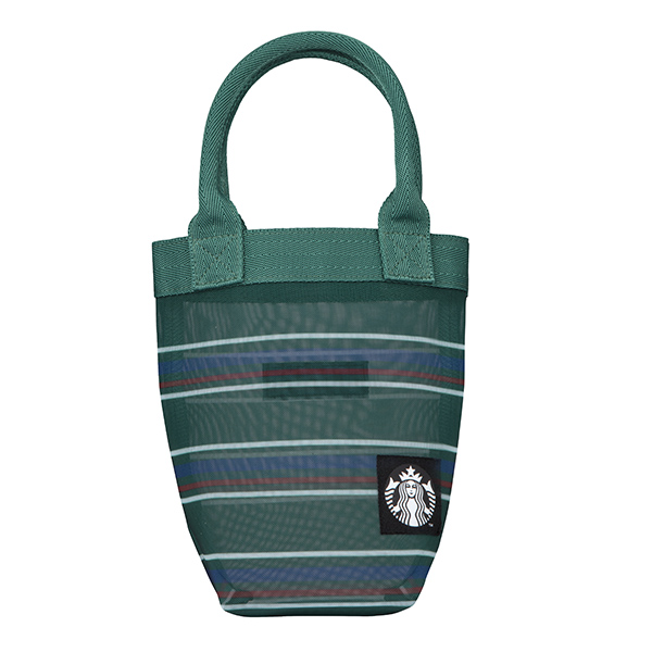 Starbucks 2025迎接夏日旅程 星風雅條紋網布隨行杯袋