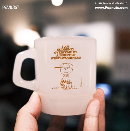 Chicaca x Peanuts SNOOPY 復古造型玻璃杯