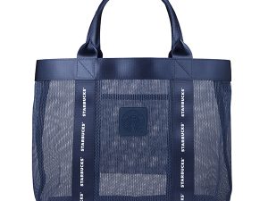 Starbucks 2025迎接夏日旅程 海濱藍女神網格提袋