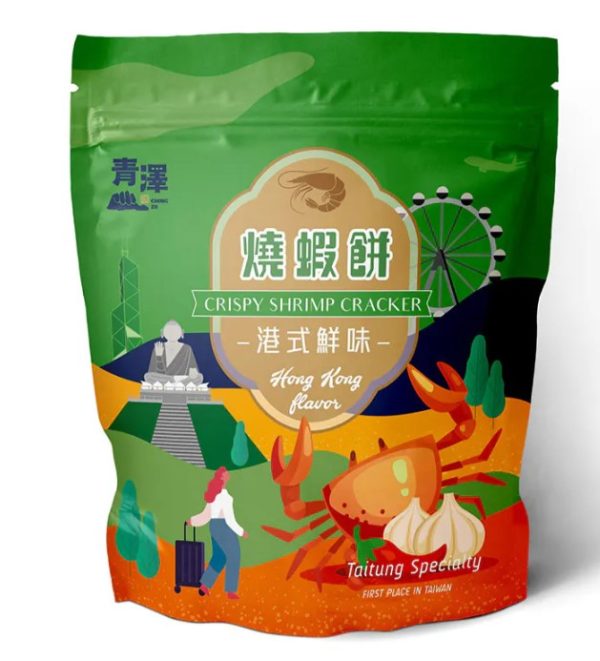 青澤CHING ZE  燒蝦餅100G