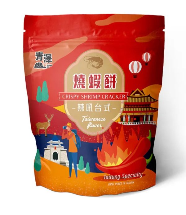 青澤CHING ZE  燒蝦餅100G