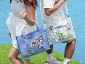 JOGUMAN快閃店 「夏日漂流主題展」週邊 H ) 透明網格肩包