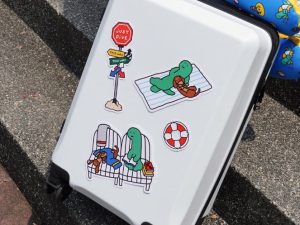 JOGUMAN快閃店 「夏日漂流主題展」週邊 N ) 大張行李貼