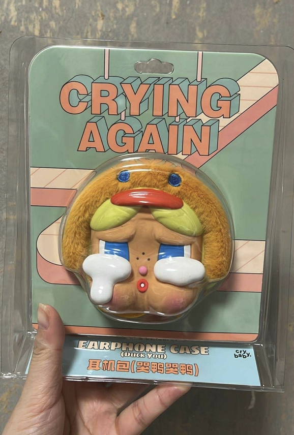 POP MART 泡泡瑪特 CRYBABY CRYING AGAIN 耳機包