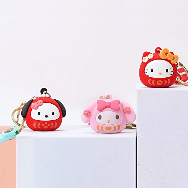 SANRIO 達摩立體吊飾 (隨機款式)