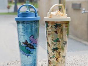 JOGUMAN快閃店 「夏日漂流主題展」週邊 D ) 雙層冷水杯