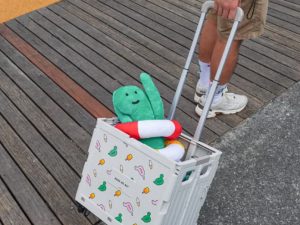 JOGUMAN快閃店 「夏日漂流主題展」週邊 E ) 摺疊拉箱車