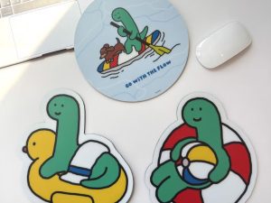 JOGUMAN快閃店 「夏日漂流主題展」週邊 F ) 裁型滑鼠墊